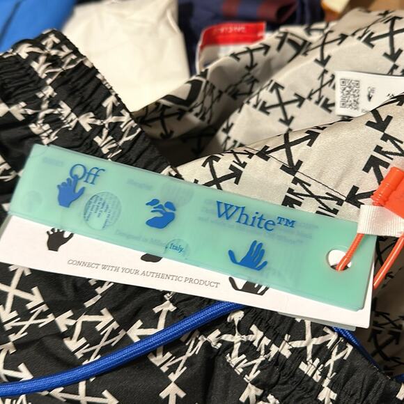 OFF-WHITE monogram nylon pants Black - Picture 9 of 16